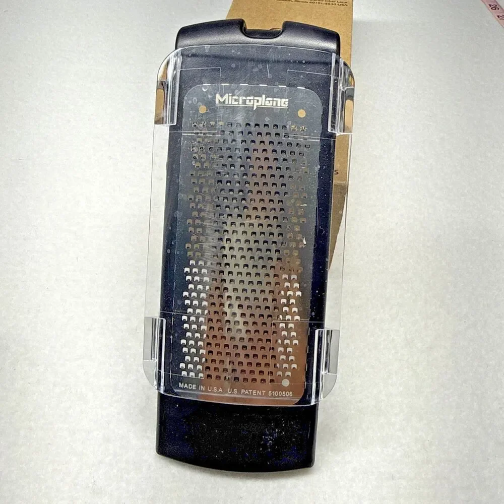 Pampered Chef Microplane Adjustable Grater #1105 USA Stainless Steel